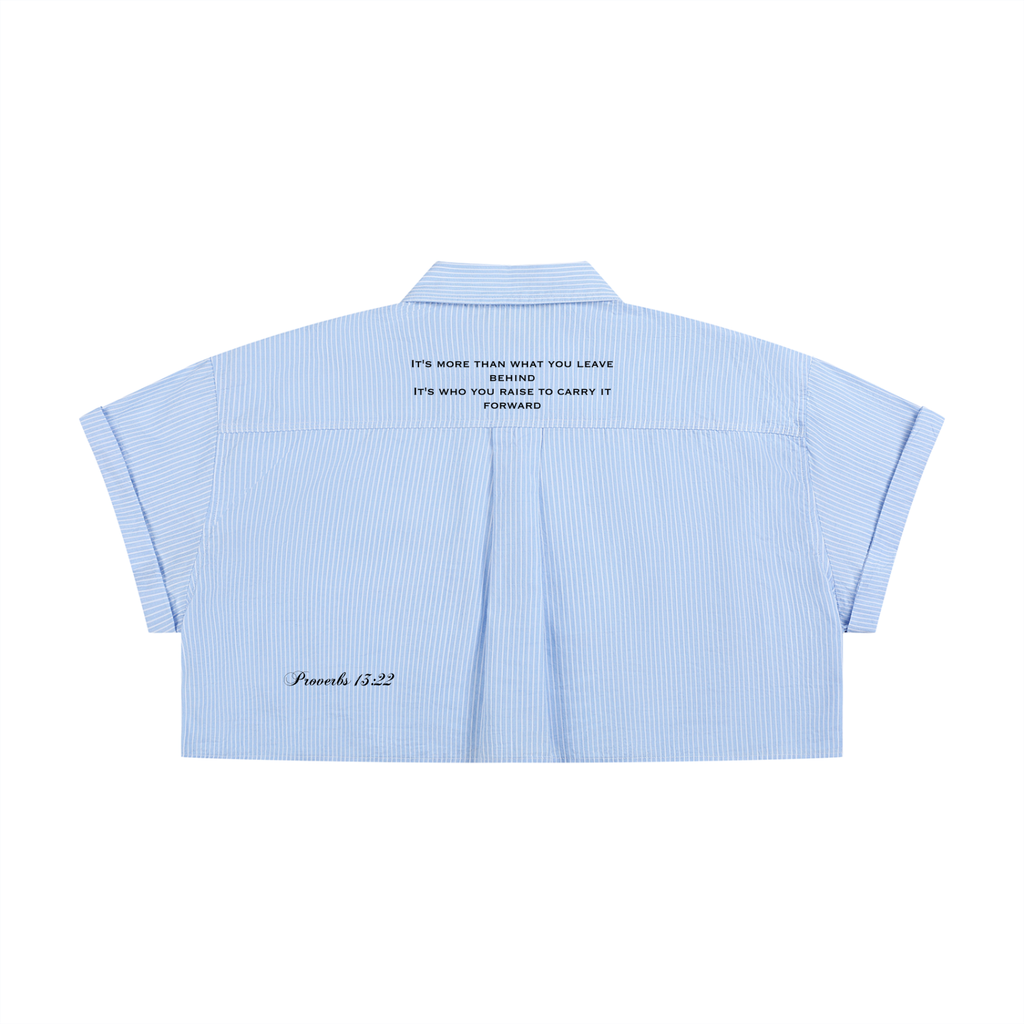 Women’s Heritage Striped Boxy Cropped Shirt