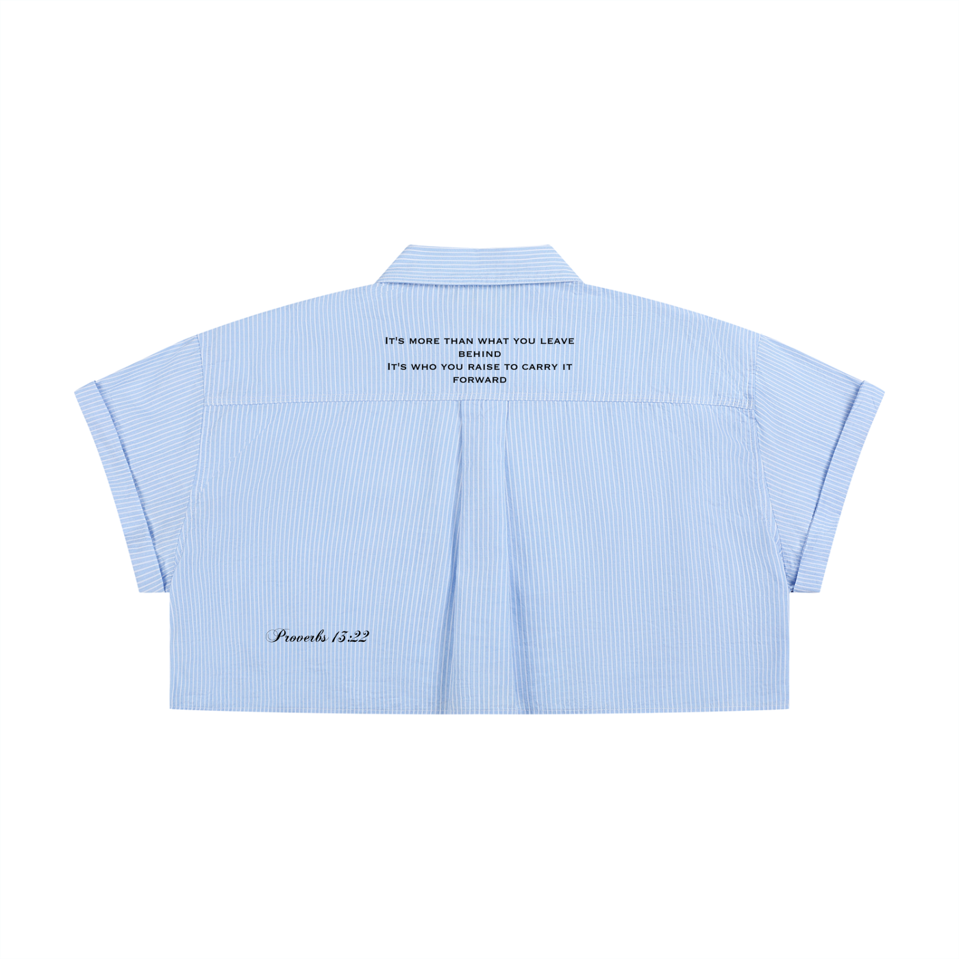 Women’s Heritage Striped Boxy Cropped Shirt