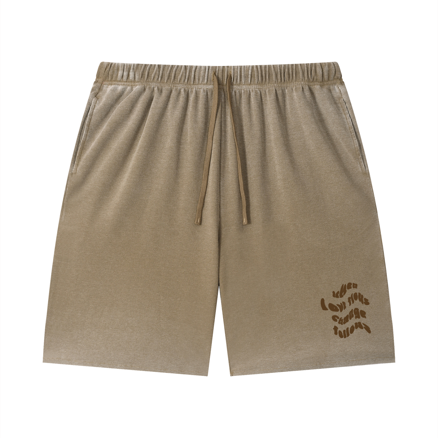 When Love Flows Waffle Shorts