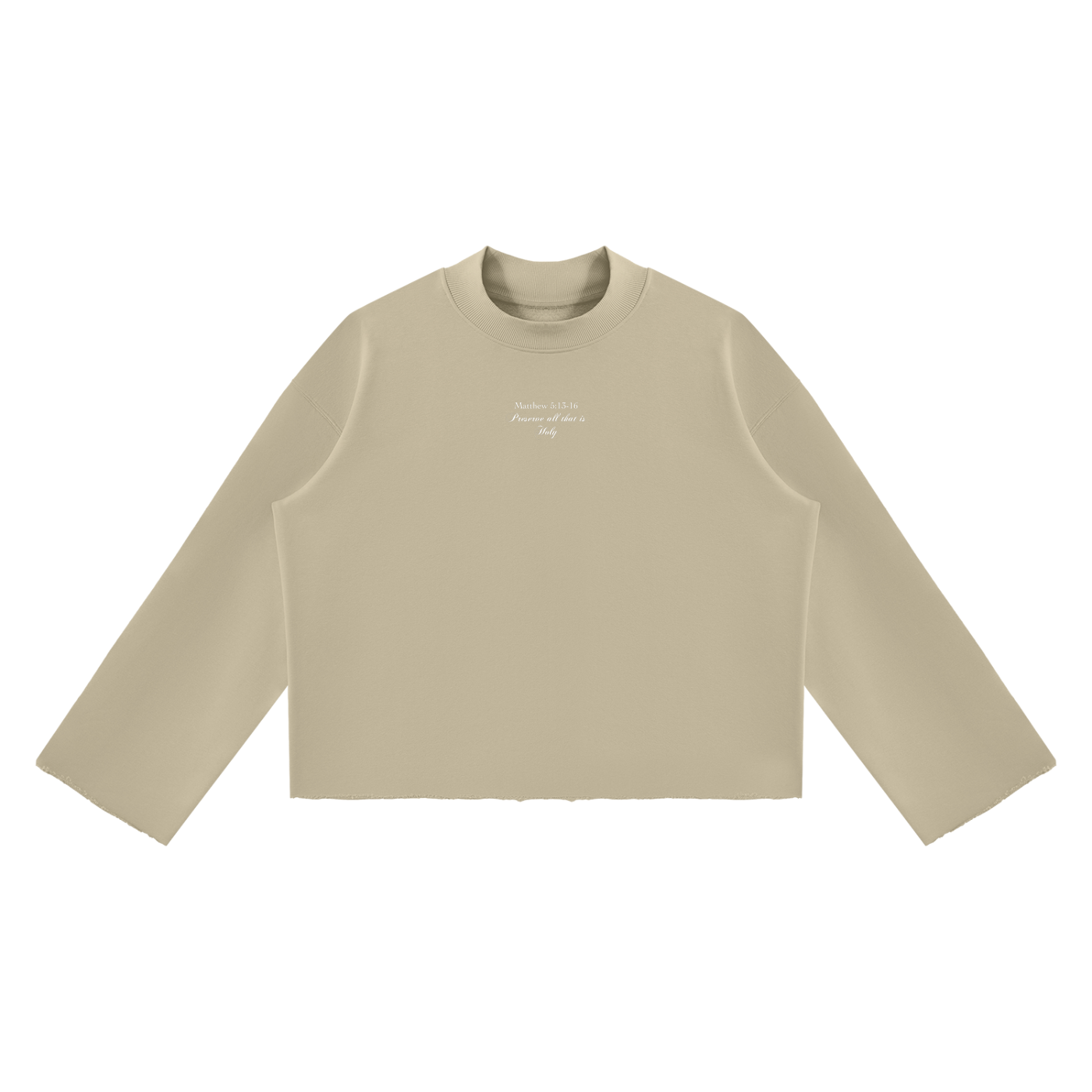 Matthew 5:13 Raw Edge Sweatshirt