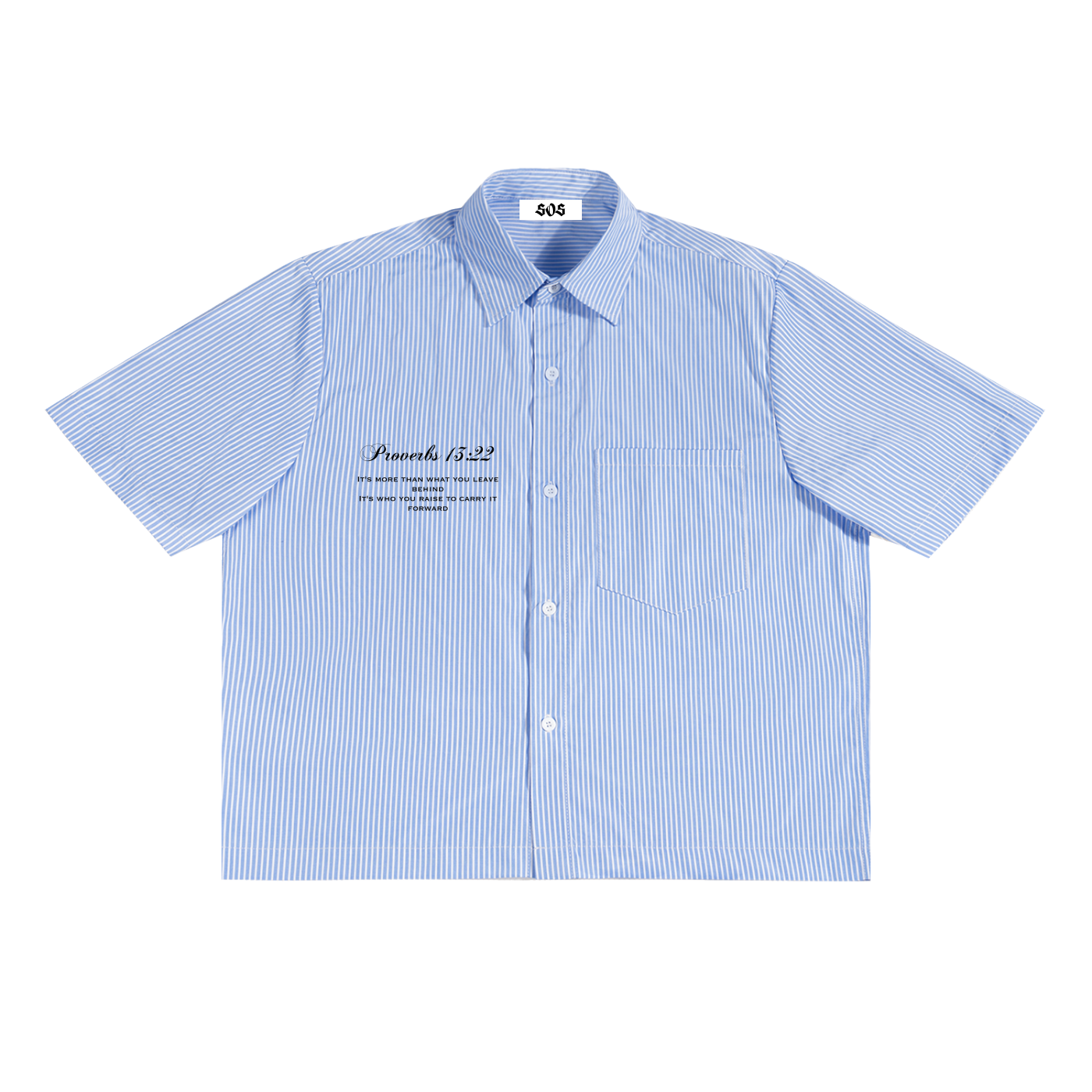 Heritage Oversized Vertical Stripe Shirt