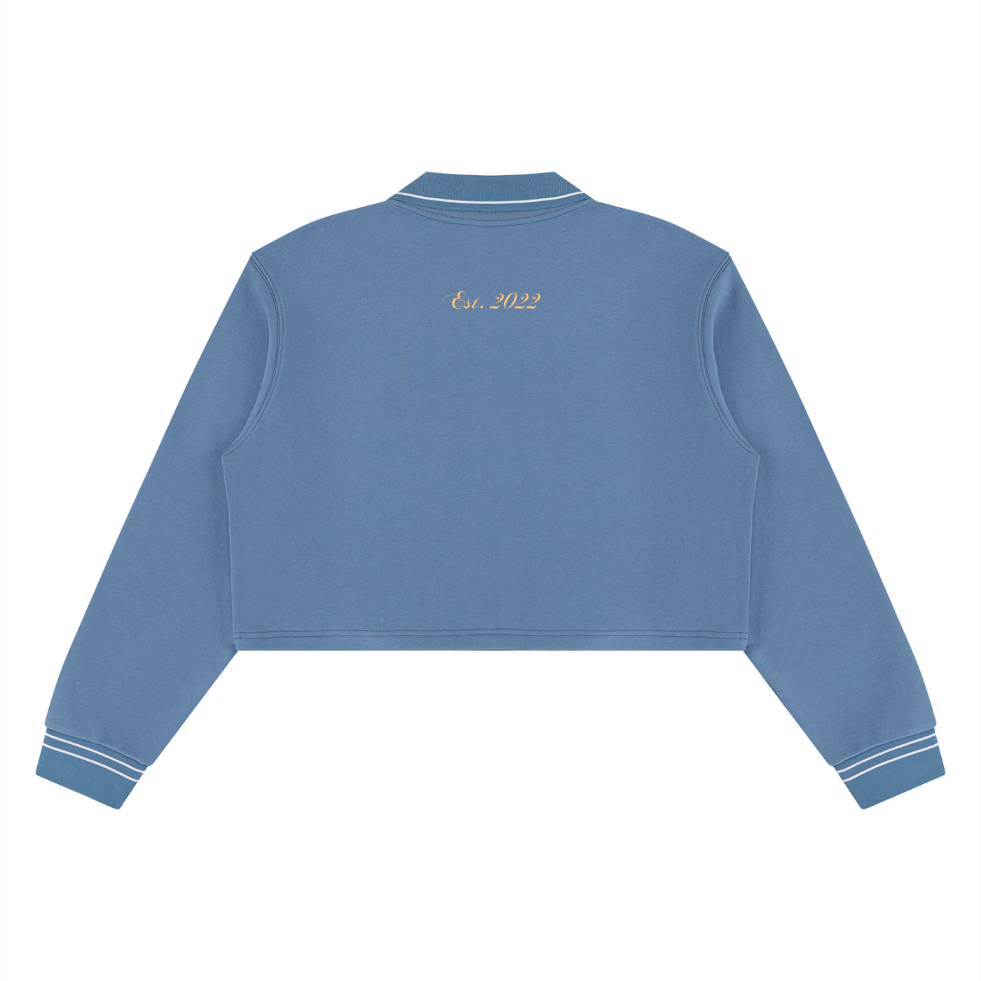 SOS Crop Collared Sweatshirt