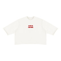 If Not Us Raw Hem Boxy Tee