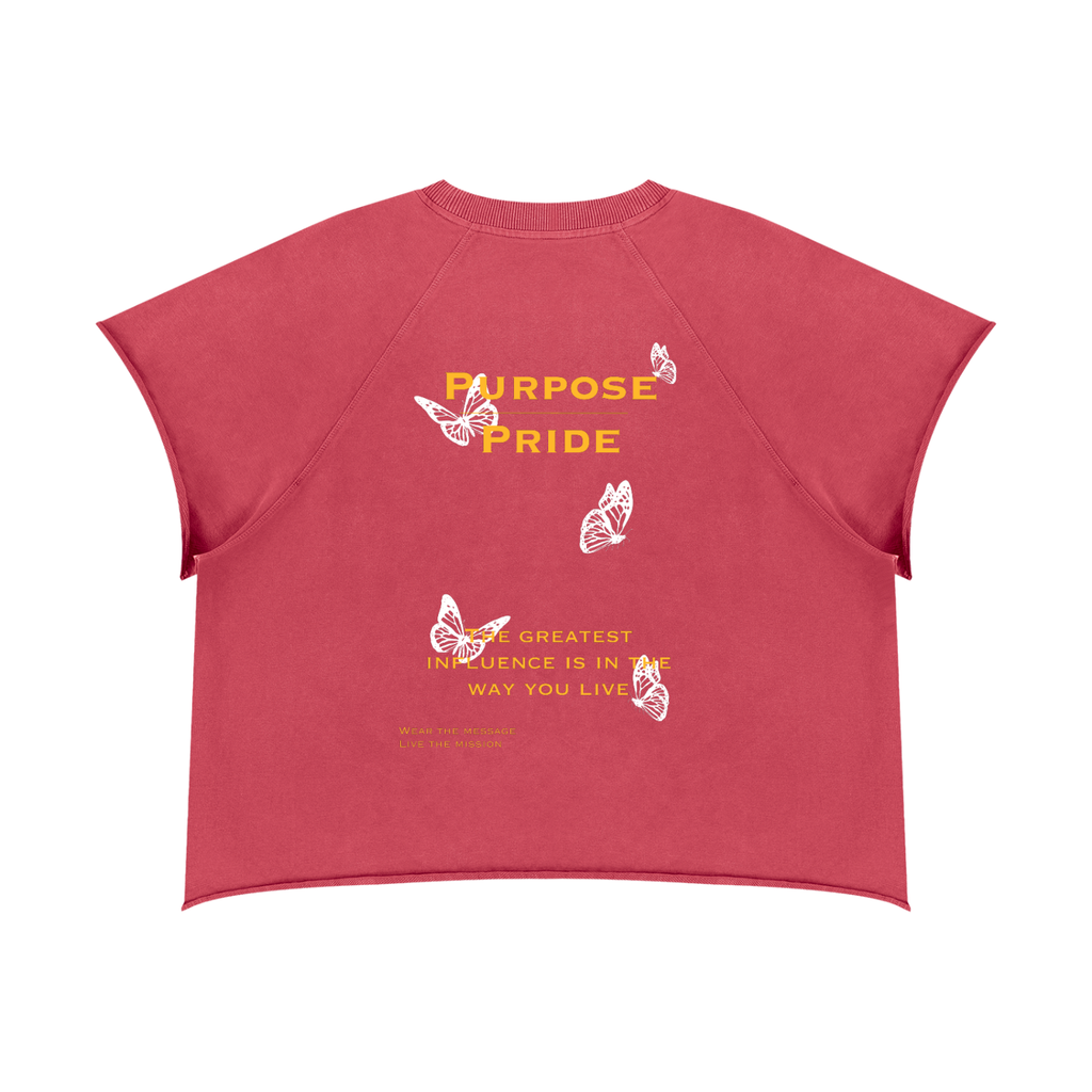 Purpose over pride Raw Edge T-Shirt