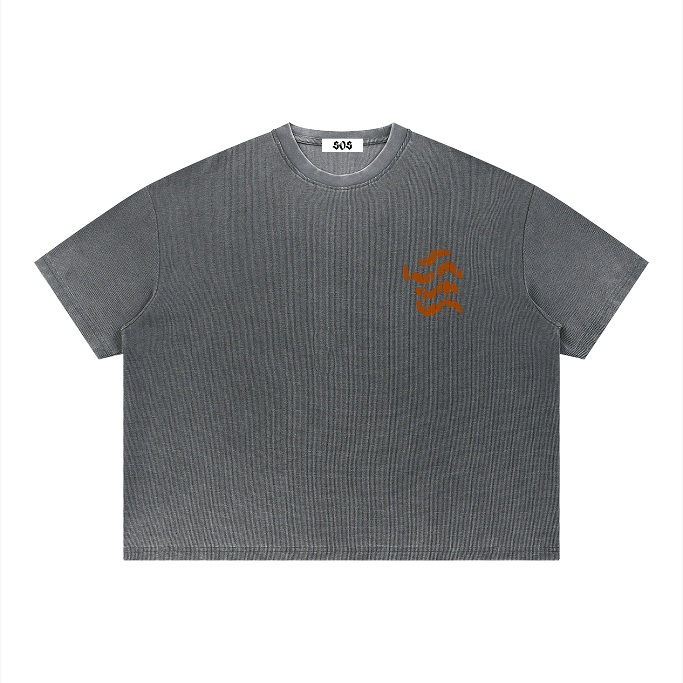 When Love Flows Boxy Waffle Tee