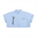 Women’s Heritage Striped Boxy Cropped Shirt