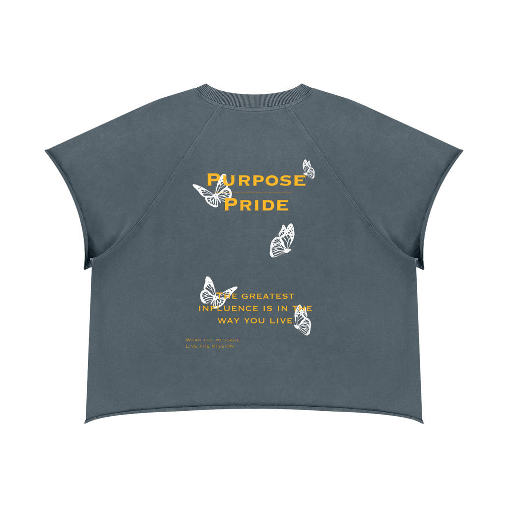 Purpose over pride Raw Edge T-Shirt
