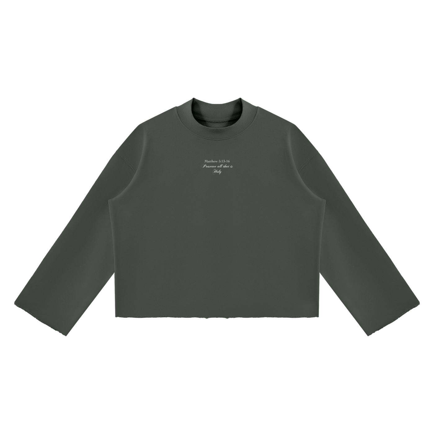 Matthew 5:13 Raw Edge Sweatshirt