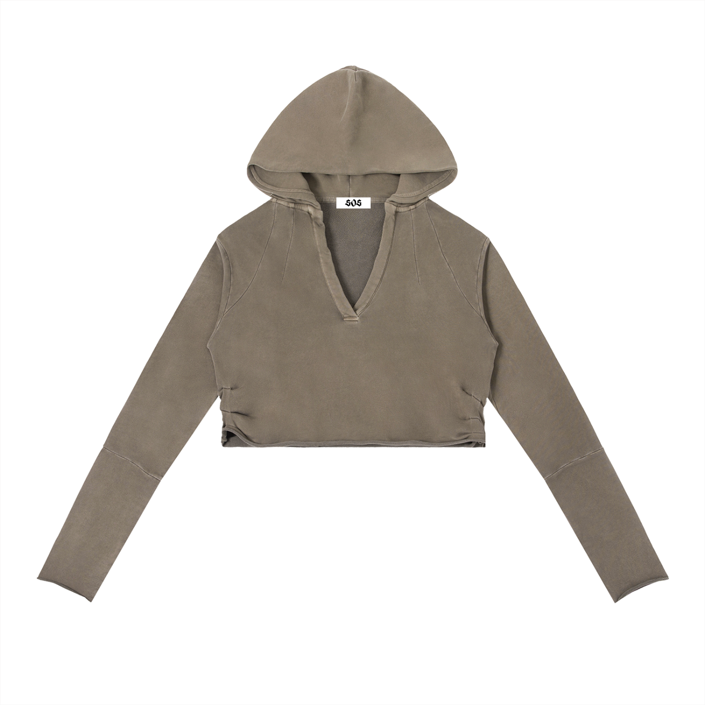 When Love Flows Cropped Hoodie