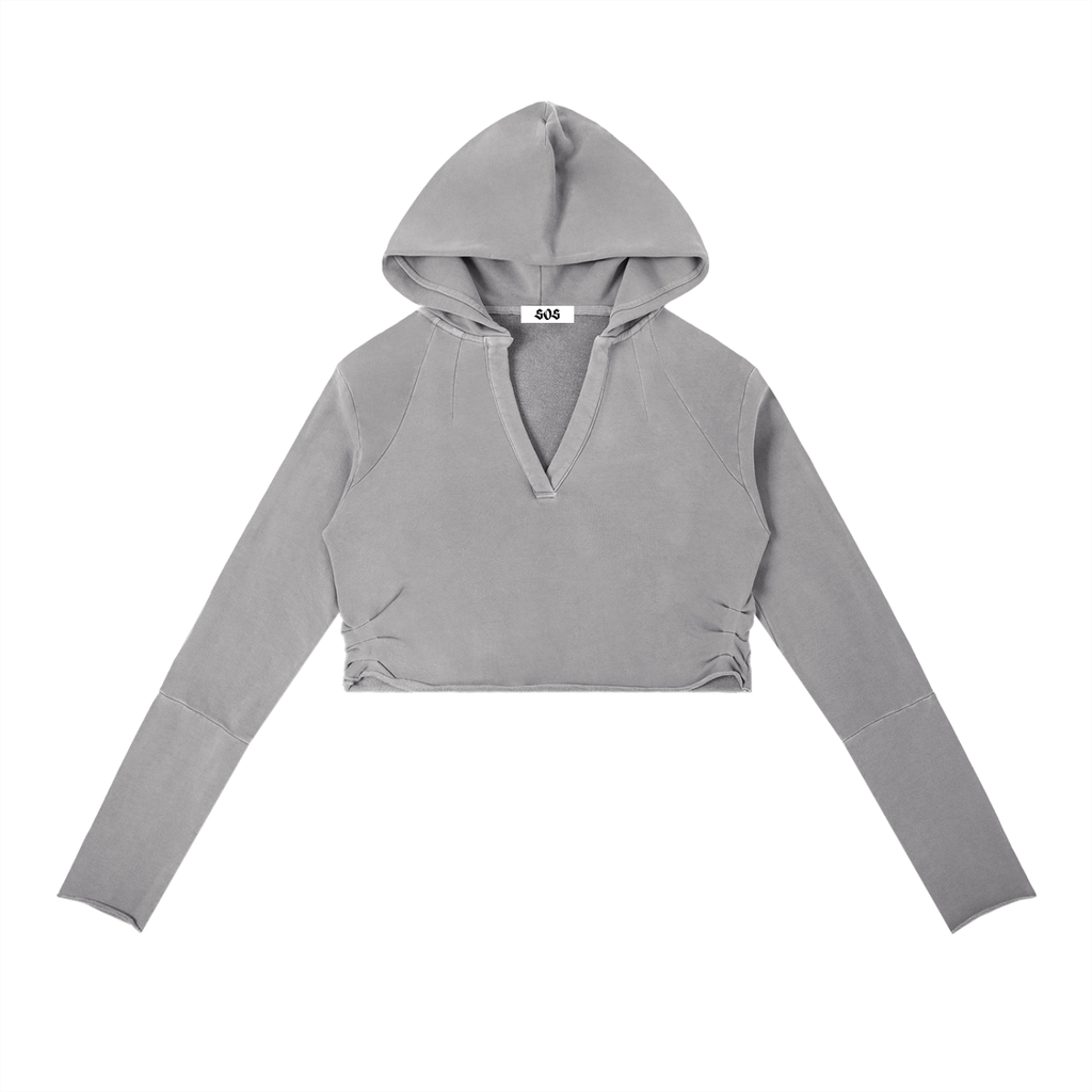 When Love Flows Cropped Hoodie