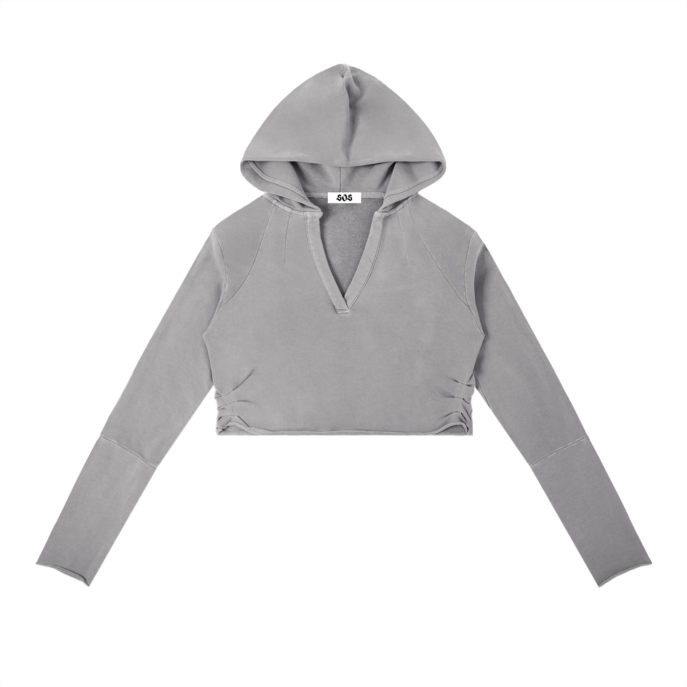 When Love Flows Cropped Hoodie